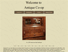 Tablet Screenshot of antiqueco-op.com